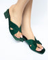 RHEA Crystal Studded Block Heels